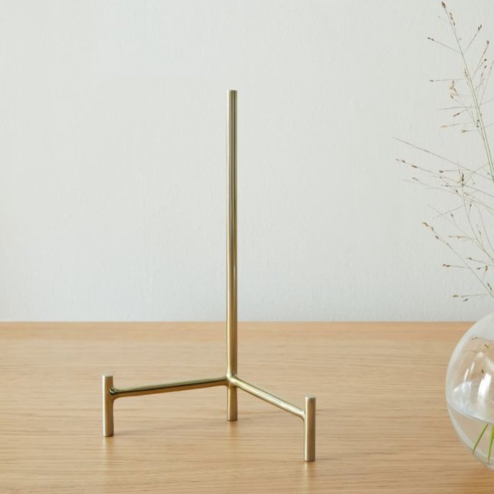 West Elm Brass Picture Frame Easel